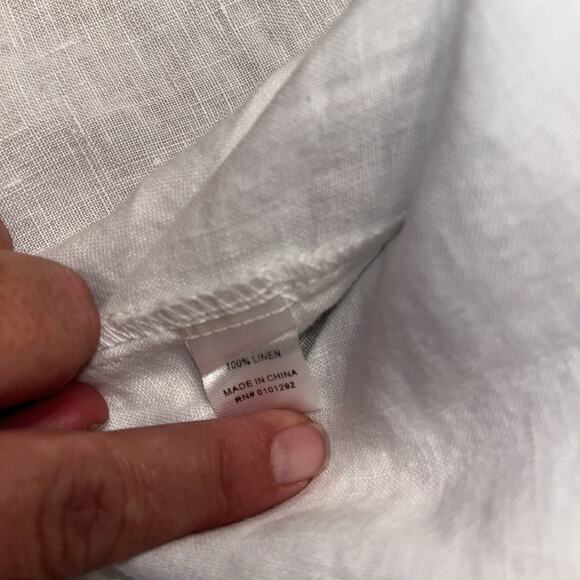 Lulu B Womens Long Sleeve Linen Travel Jacket White Size 1 X LIN7403 - Picture 3 of 6